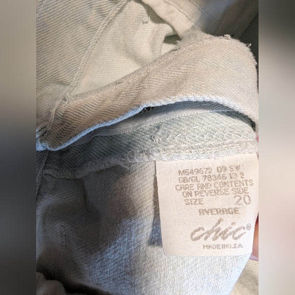 Vintage Chic Relaxed Classic Jeans, Size 20, NWT - Picture 4 of 11